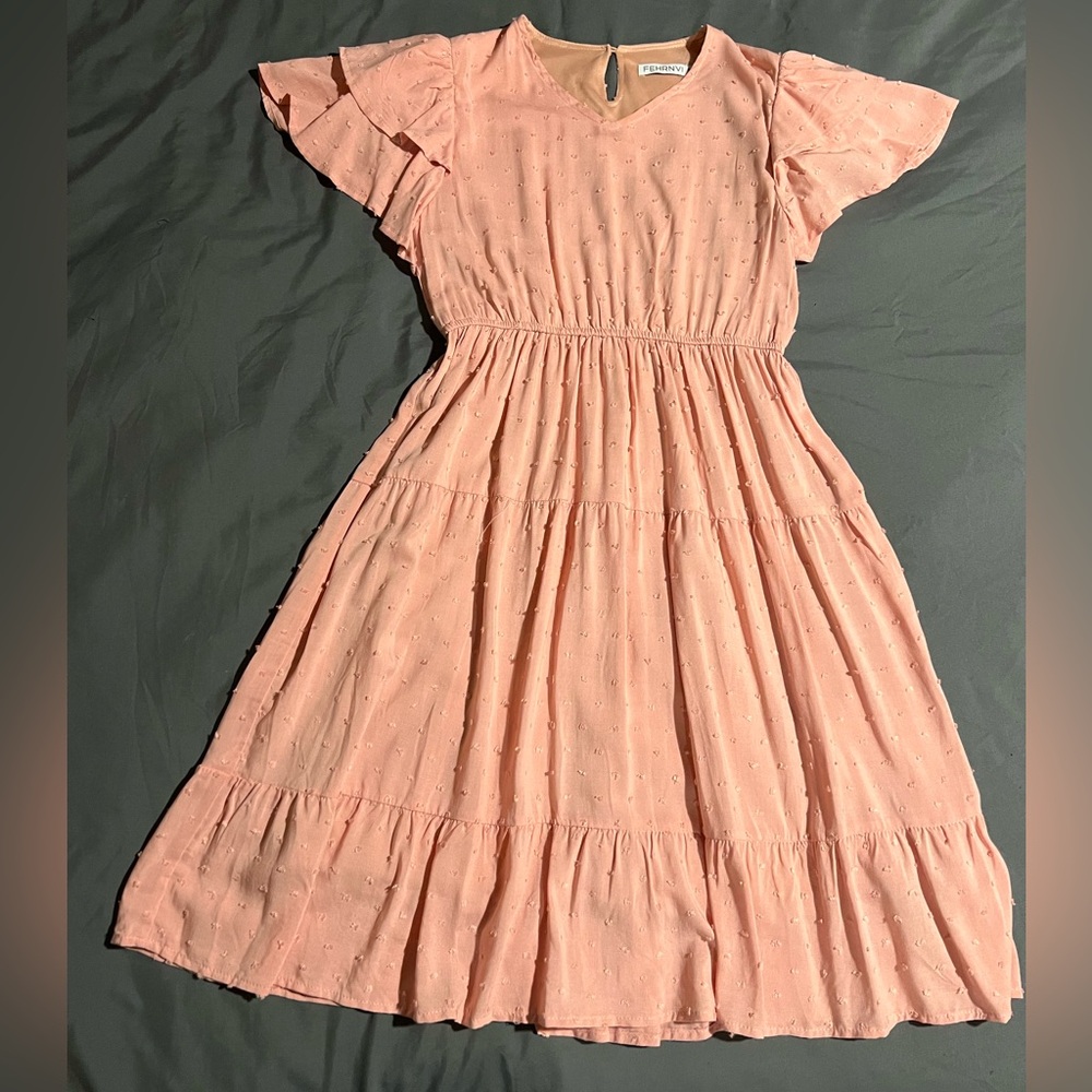 Peach Fehrnvi Dress 🍑💕